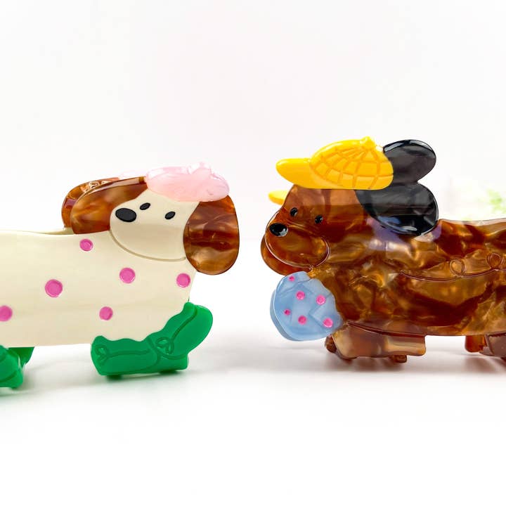 Söt tax hund acetat djur hårklämma och andra Köp djurtillbehör wholesale. Gratis returer och 60 dagar netto på Faire som trendar på Faire.