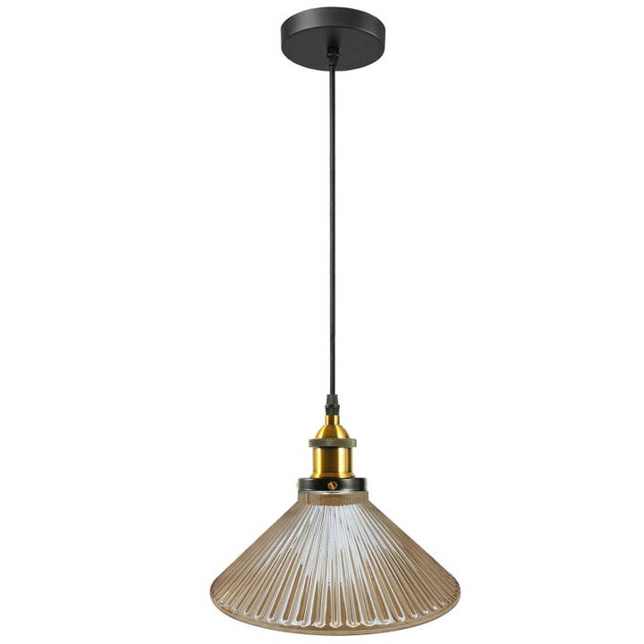 Ledsone – wholesale Chandelier/hanging light – Industrial Suspended Ceiling Lights Style Glass Pendant Lamp ~14196