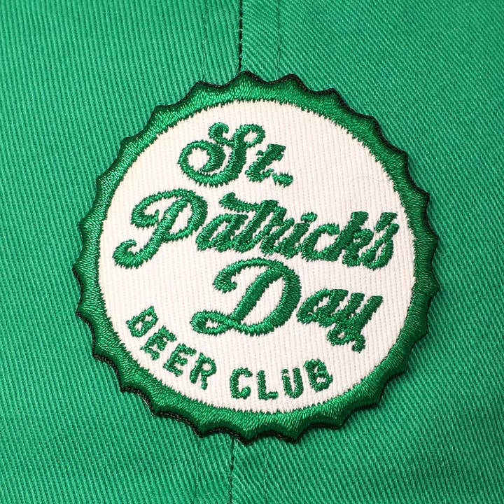 Fashion City - Wholesale Baseball cap – Unisex - St. Patrick's Day Beer Club Embroidery Patch Cap5