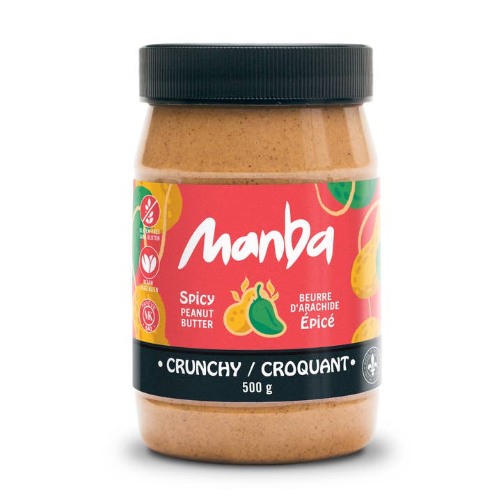 Manteiga de amendoim crocante picante Manba por atacado de Manba