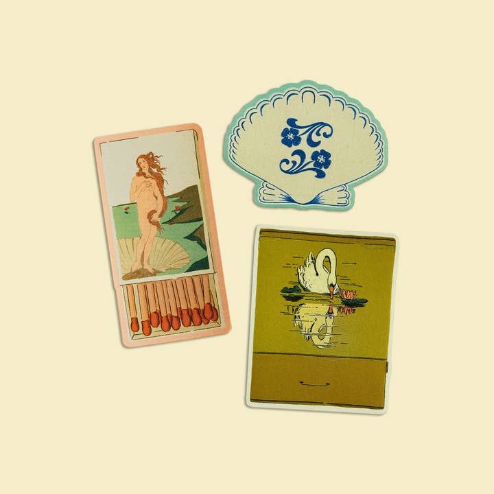 Artbaby & Co. - Wholesale Sticker - The Birth of Venus Matchbox Sticker1