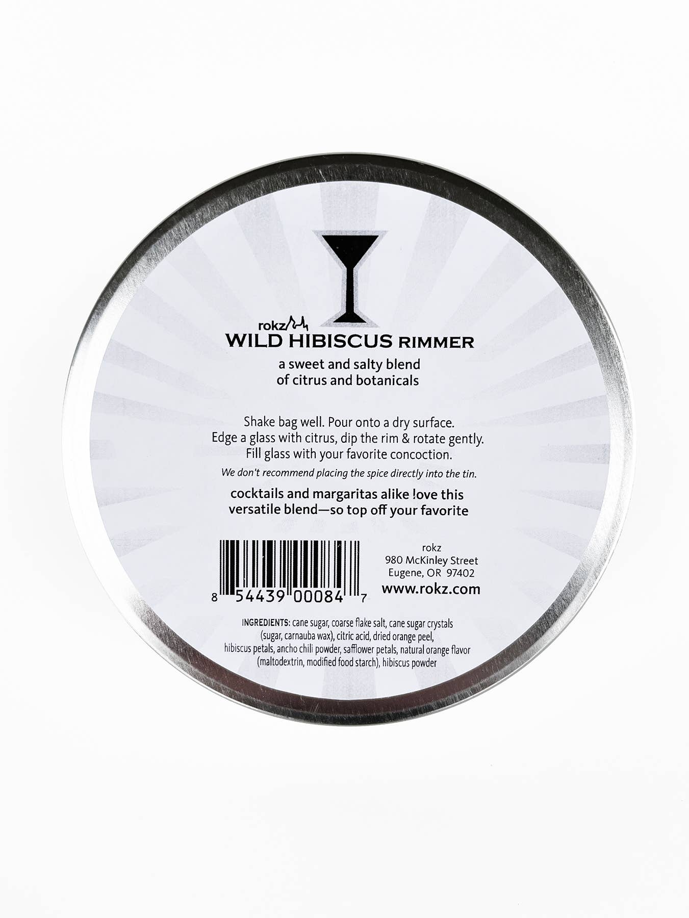 Rokz - Wholesale Cocktail Mix/Syrup - Wild Hibiscus Cocktail Rimmer1