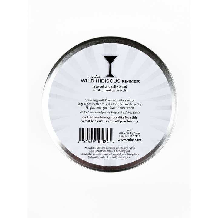 Rokz - Wholesale Cocktail Mix/Syrup - Wild Hibiscus Cocktail Rimmer1