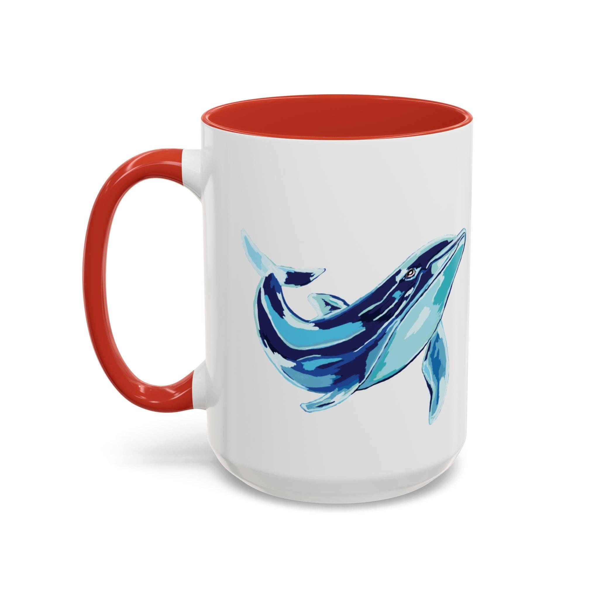 Blue Cava – Großhandel Kaffeebecher – Blauwal Ozeanleben Zwei-Ton Keramik Kaffeetasse - 11 oz & 15 oz21