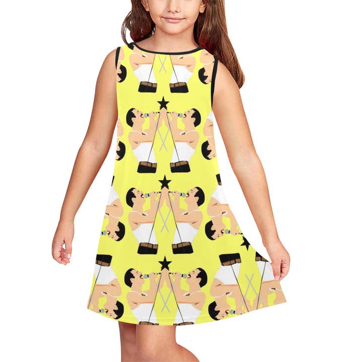 Kayci wheatley - Wholesale Dress - Kids - Freddie Mercury Girls Jumper Dress