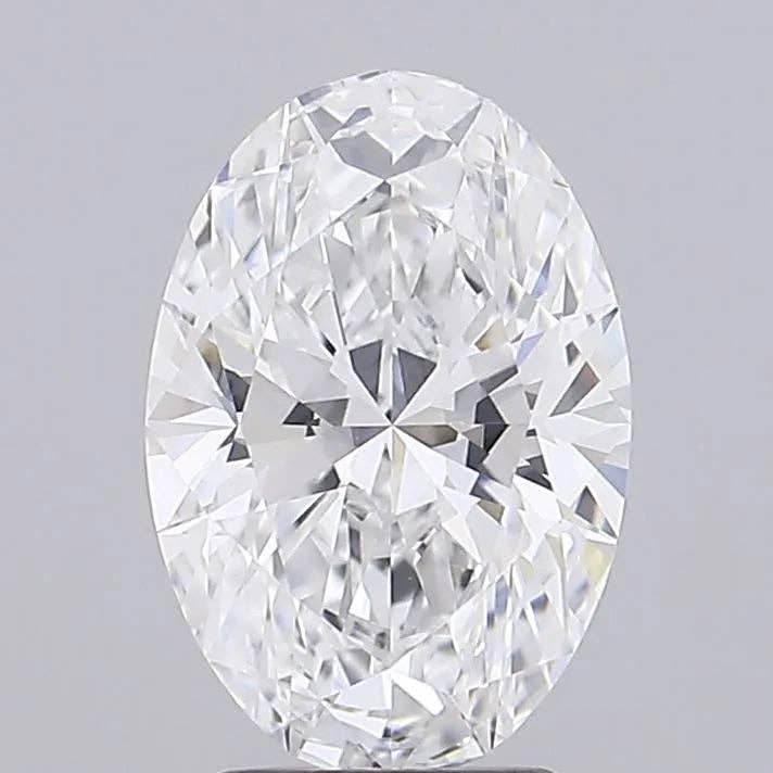 Diamant de laboratoire ovale de 3,06 ct (Couleur D, Pureté VVS2, Certifié IGI) pour la vente par LooseDiamondNet