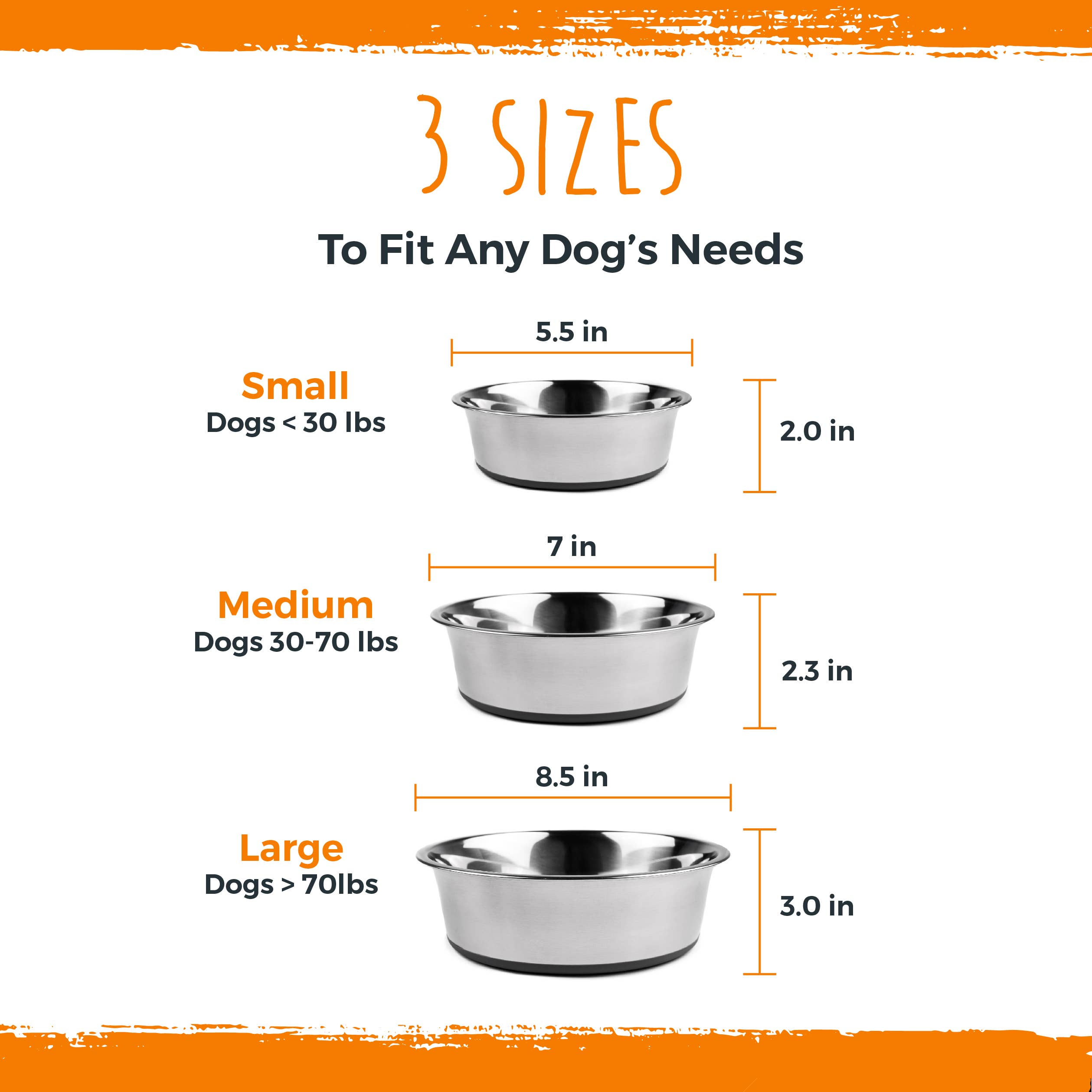 Mighty Paw - Wholesale Pet Bowl - Cat/Dog - Stainless Steel Dog Bowls (2 Pack)4