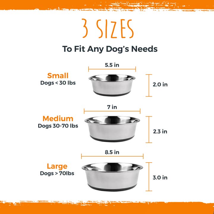 Mighty Paw - Wholesale Pet Bowl - Cat/Dog - Stainless Steel Dog Bowls (2 Pack)4