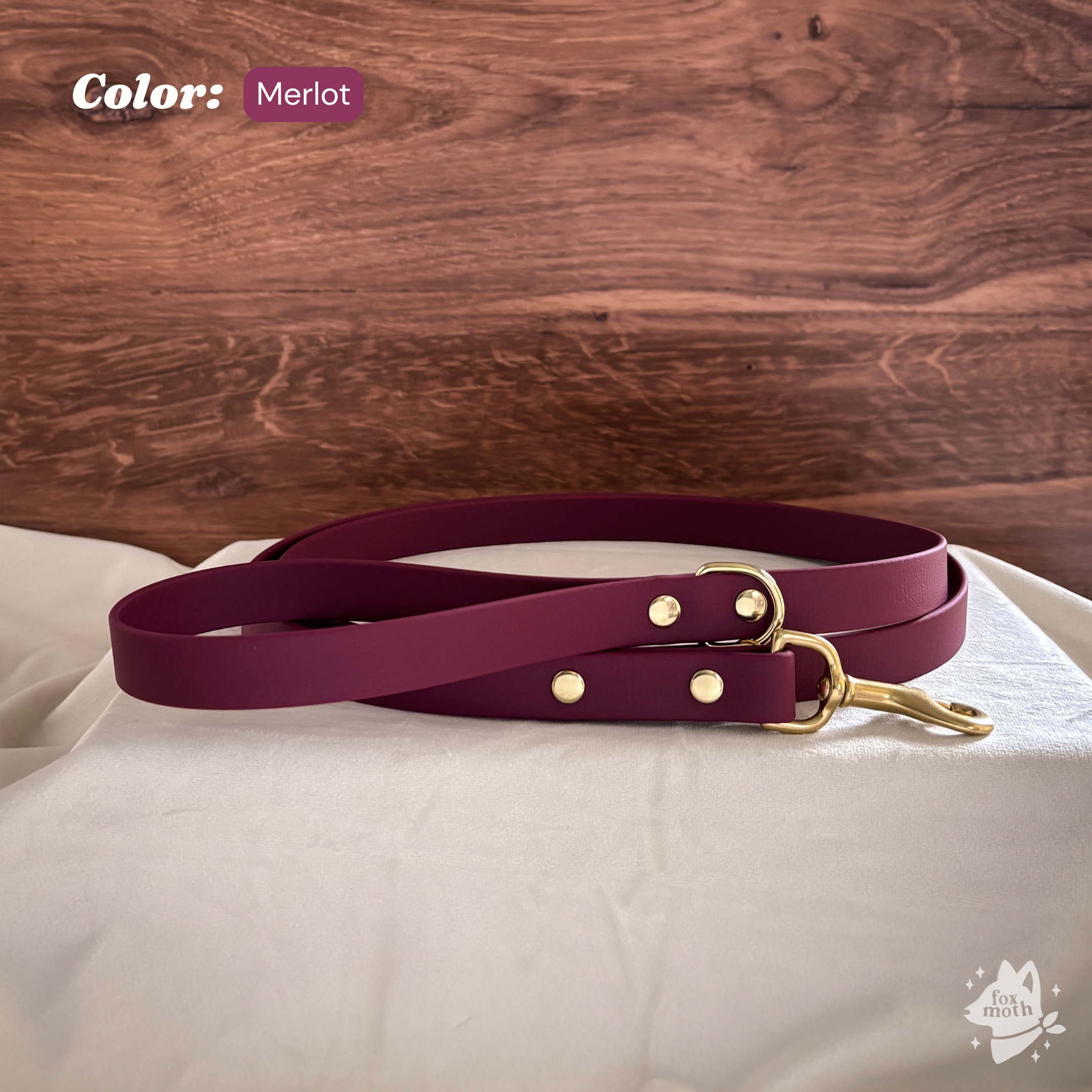 FoxMoth - Venta al por mayor Correa - Perros - Correa para perro moderna e impermeable de Biothane [3/4", más de 17 colores]16