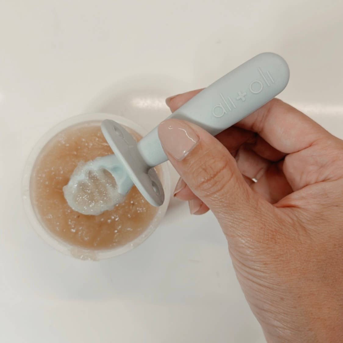 Ali+Oli - Wholesale Flatware Set - Kids & Baby - Ali+Oli (3-pc) Multi Stage Spoon Set for Baby (Blue) 6m+4