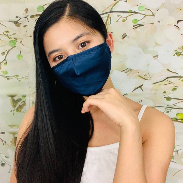 Cute Sass ™ - Wholesale Medisch gezichtsmasker - MULBERRY ZIJDEN GEZICHTSMASKER MET FILTERZAK8