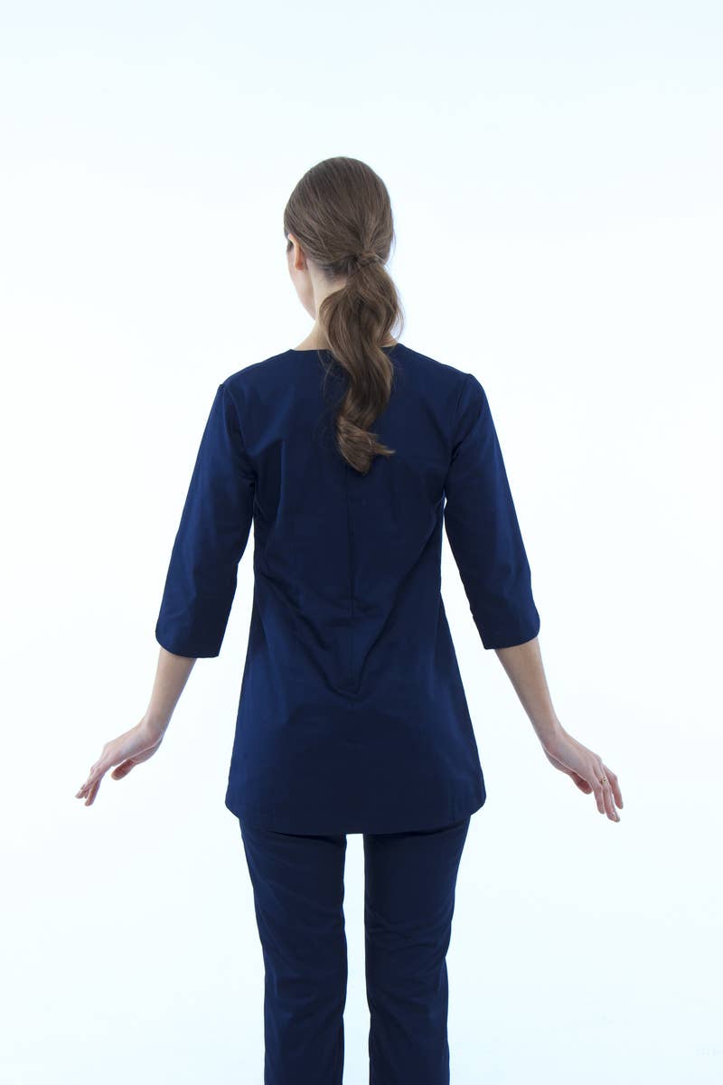 In White – Engroshandel Sygeplejeruniform – til kvinder – 40187 medicinsk dragt til kvinder2