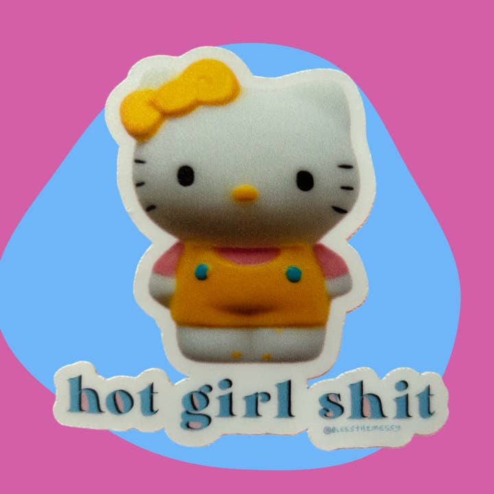 Hot Girl Shit - Vinyl-Aufkleber für den Großhandel von Bless the Messy