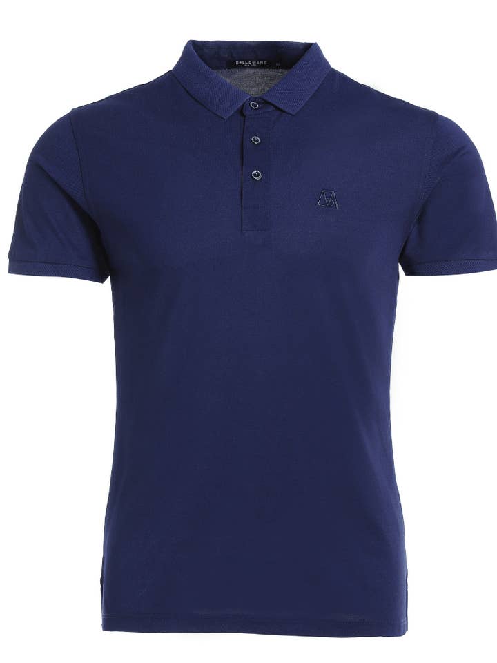 Effen katoenen polo voor wholesale door Bellemere