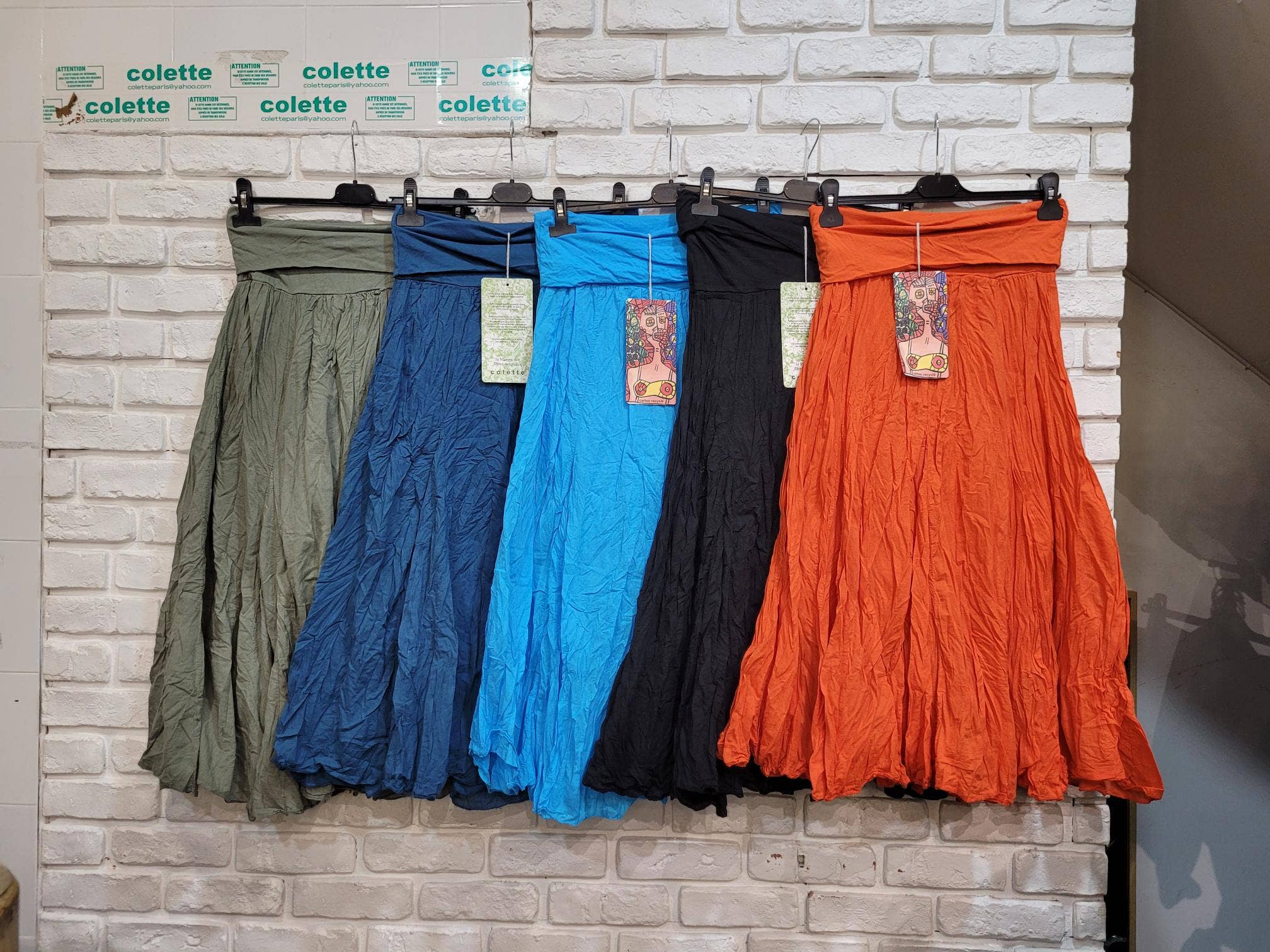 la maison des fibres naturelles – wholesale Kjol - Dam – 100% bomullskjol 6535817