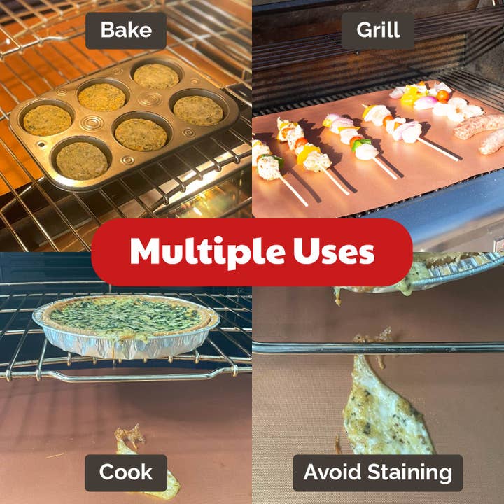 Cooks Innovations – wholesale Baking sheet/mat – Copper Non Stick Oven Liner