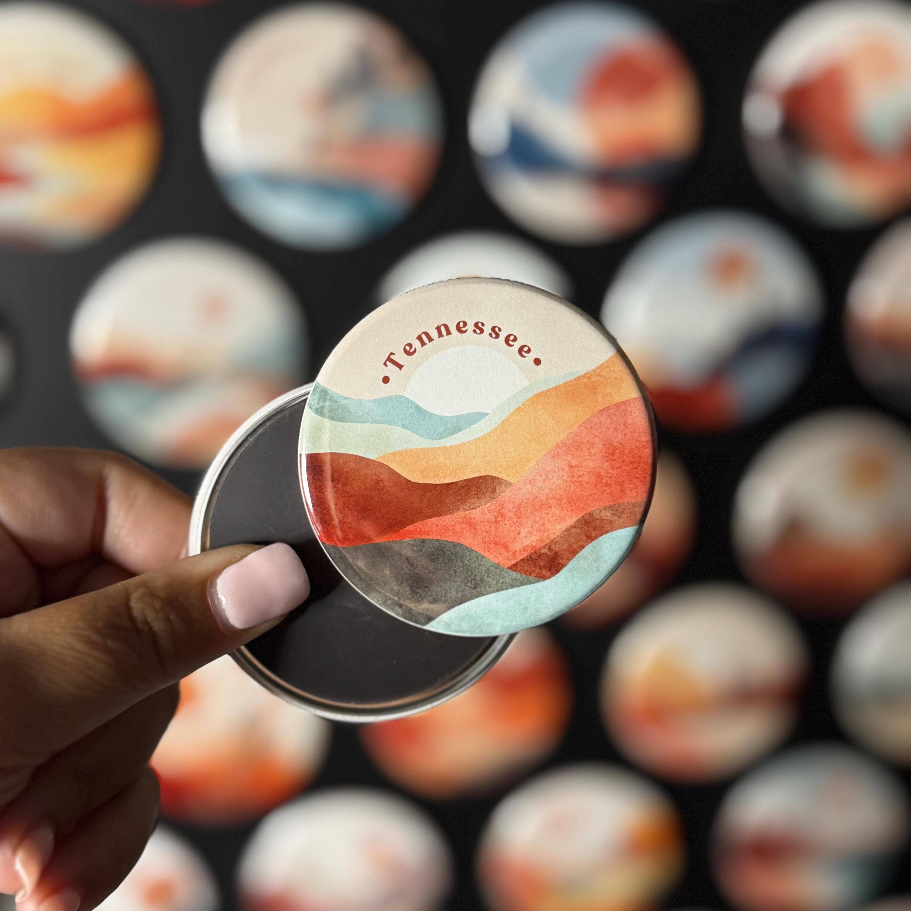 Tieu Magnetic - Wholesale Magnet - Tennessee Magnet | Earthy Palette | Modern Boho Style