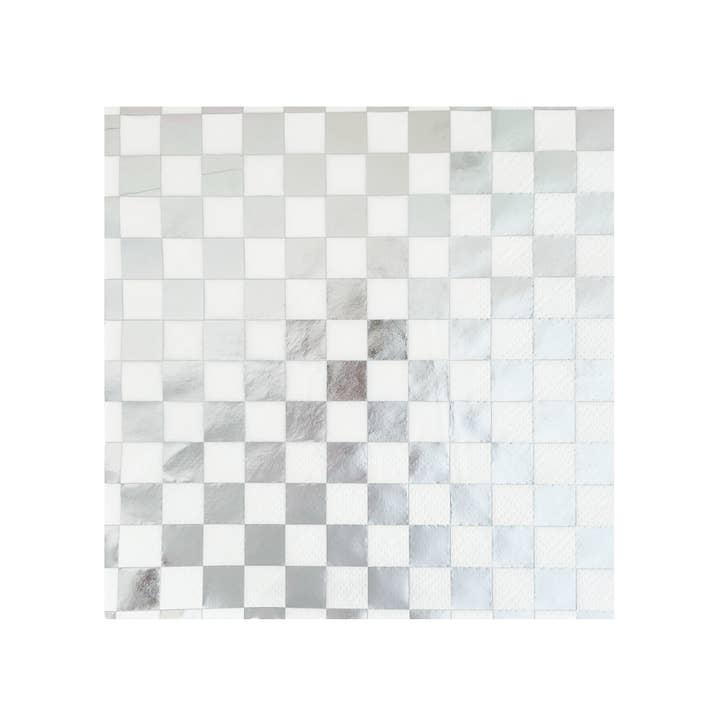 Jollity & Co. + Daydream Society - Wholesale Disposable Napkin - Check It! Large Napkins - 16 Pk. - 11 Color Options