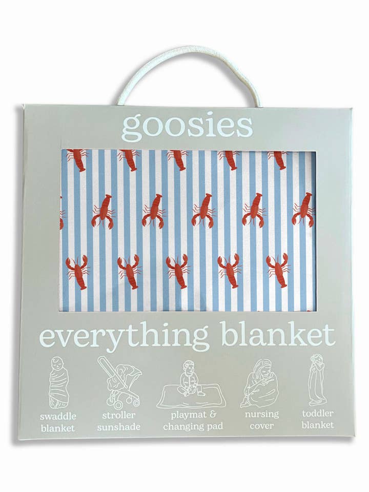 Little Pinchers Crawfish/Lobsters - Everything Blanket for wholesale by Goosies