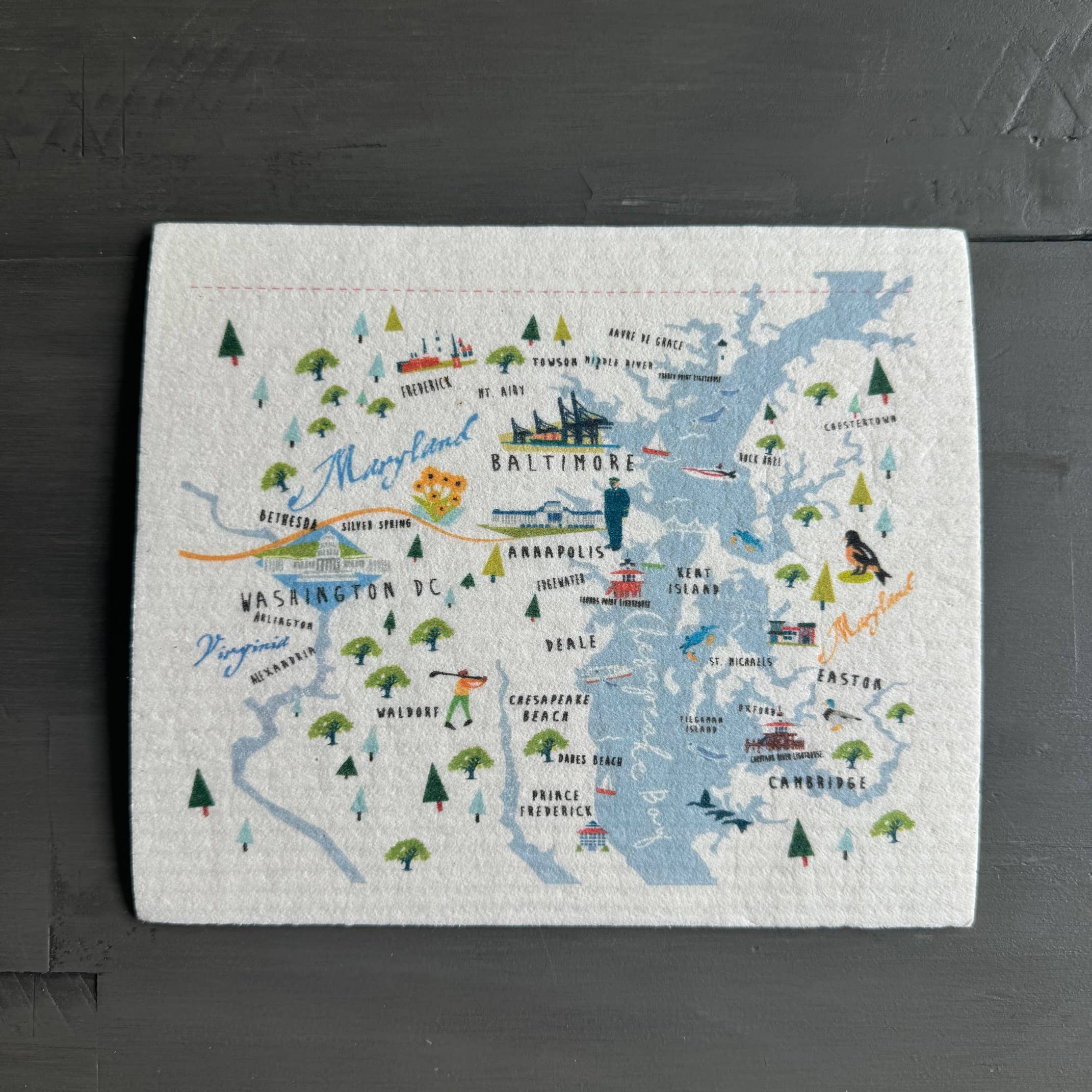 Galleyware - Wholesale Dishcloth - Chesapeake Bay Swedish Towel1
