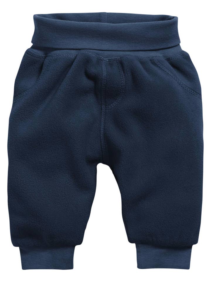 Playshoes GmbH – Engroshandel Bukser (ikke denim) - Baby – babybukser i fleece med strikket, bred linning