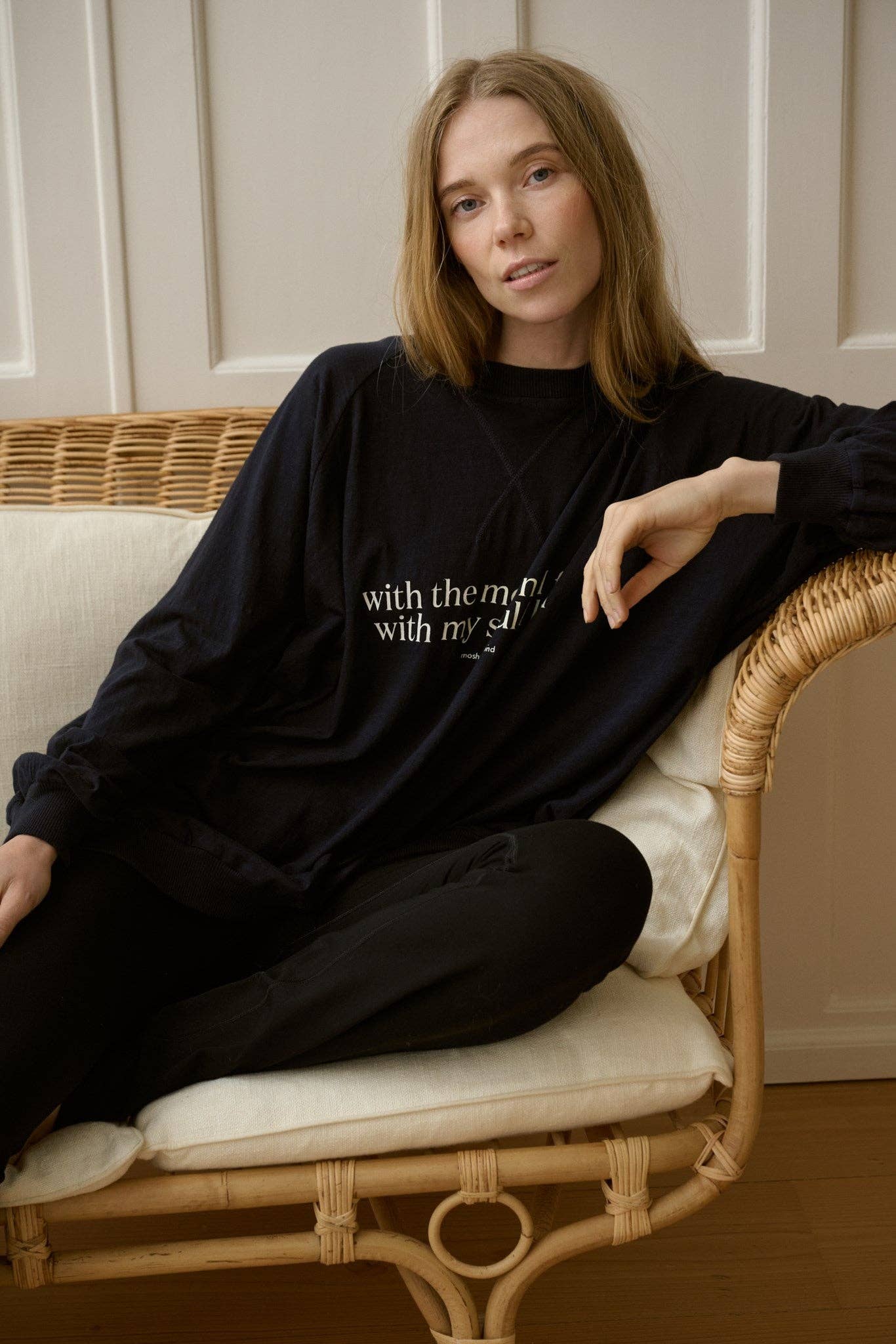 moshi moshi mind - Vente Sweat-shirt à imprimés – femme - Sweatshirt oversize novembre4