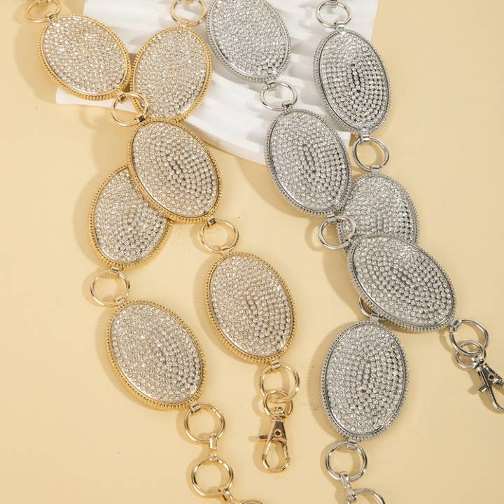 Anarchy Street - Wholesale Belt - Women's - Pave Oval Chain Belt3