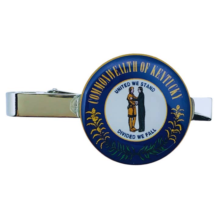 Tie Clip - State Seal Kentucky - USA for wholesale by Worldwide Souvenirs