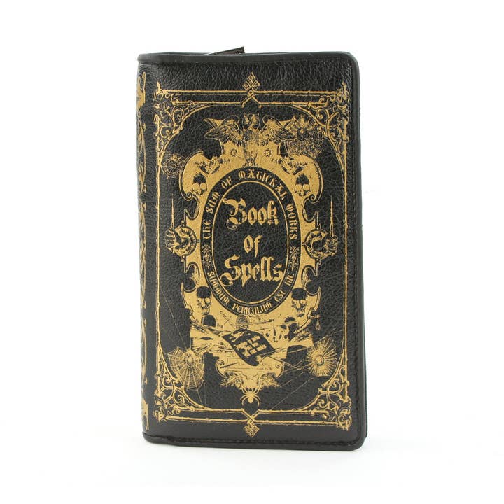 Book of Spells Wallet in Vinyl Material for wholesale by COMECO INC