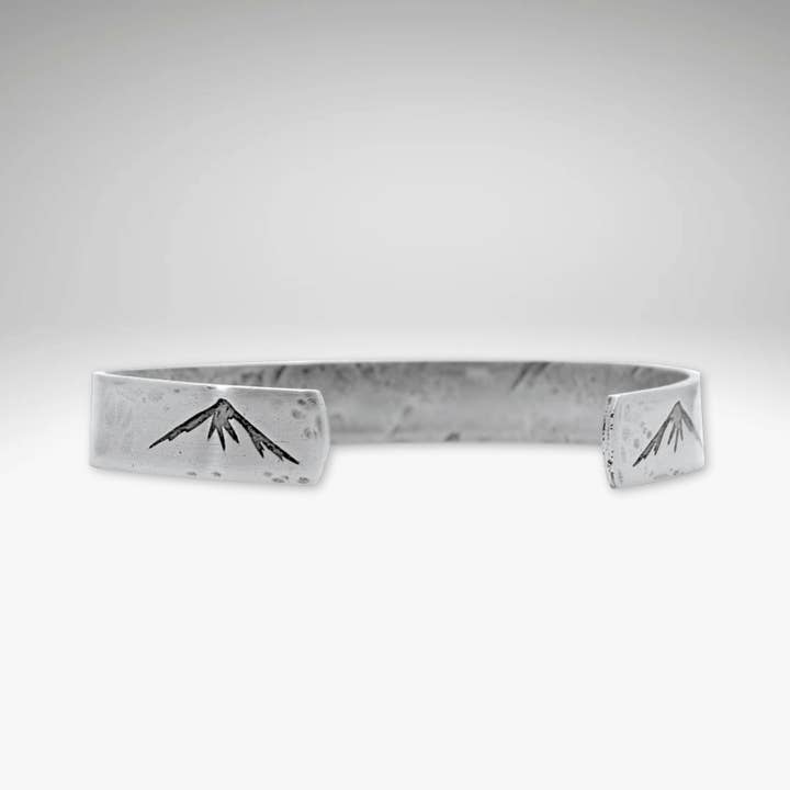 Mountain Peaks Cuff Bracelet for wholesale by Daphne Lorna