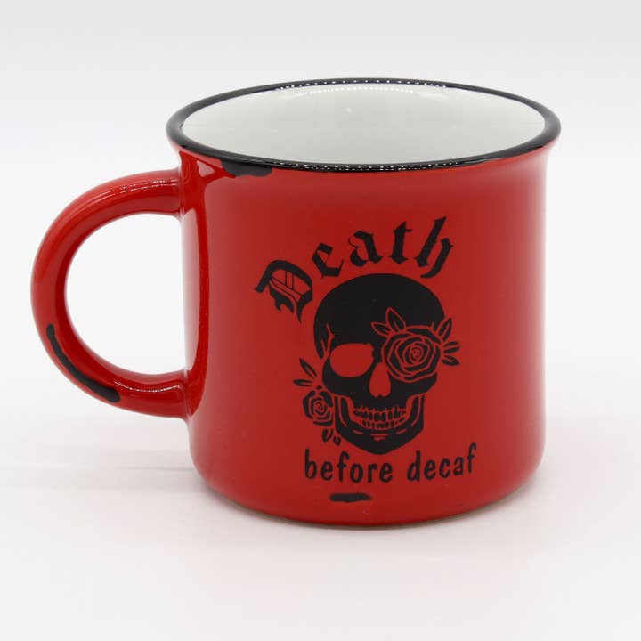 The MAD Mugs – wholesale Coffee mug – Death Before Decaf | Caffeine Queen | More coffee