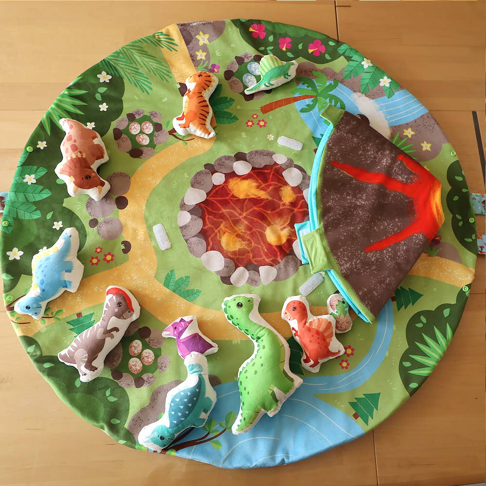 Kidifabrics – wholesale Craft sewing kit – The dinosaur carpet to sew6