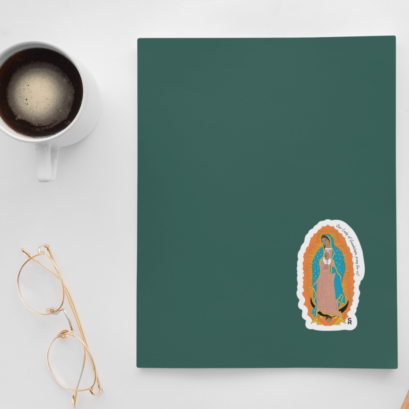 Sock Religious – wholesale Sticker – Our Lady of Guadalupe Sticker2