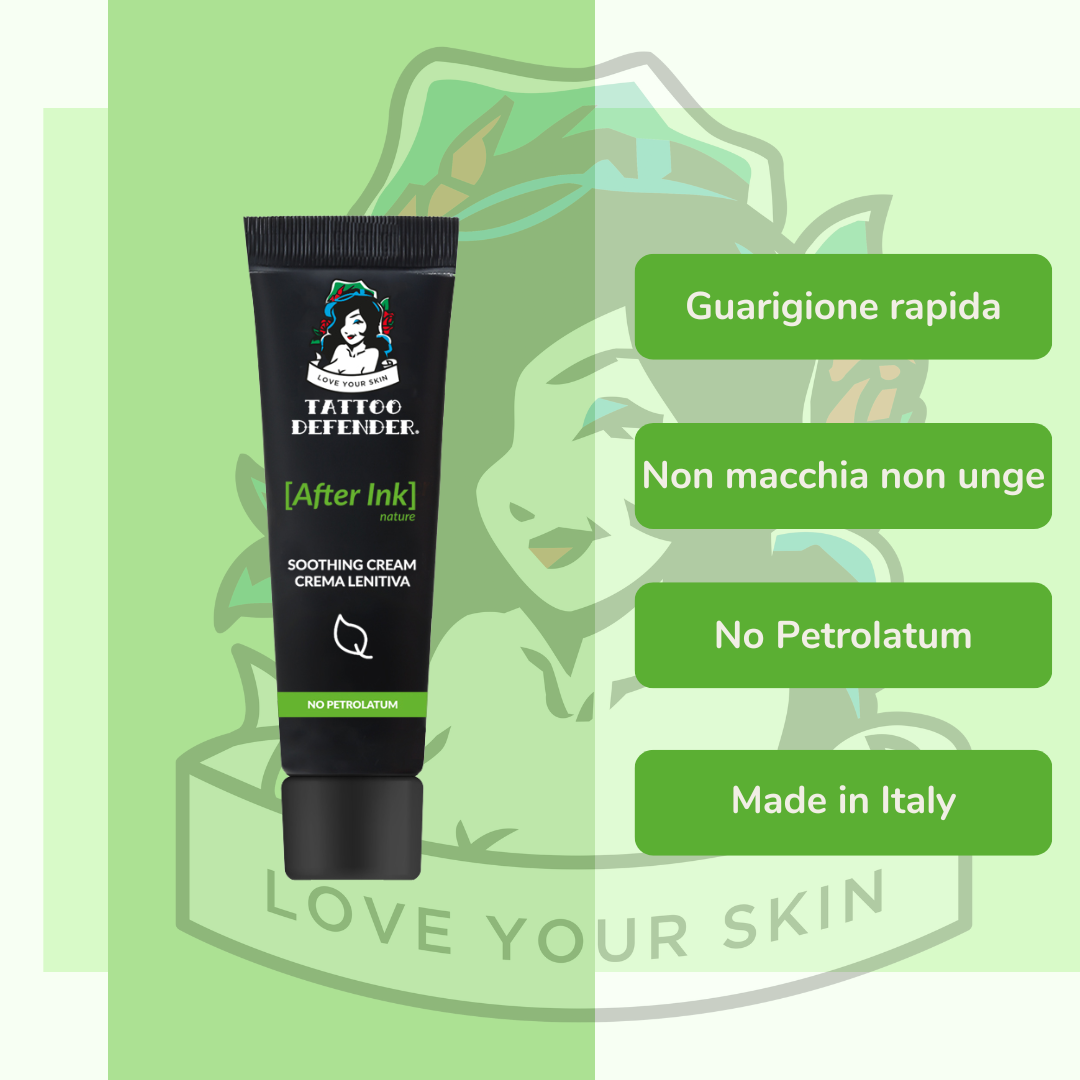 Tattoo Defender - Vente Pommades/soins pour tatouage - Crème apaisante pour le soin des tatouages au beurre de karité1