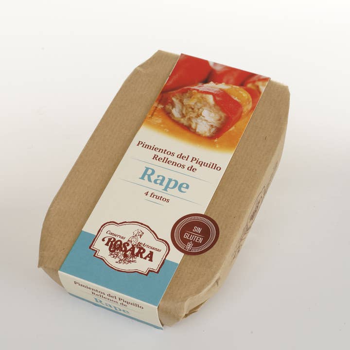 Conservas Rosara – wholesale Tinned fish – MONKFISH STUFFED PEPPERS 4 UDS CAN A-F 270 ml.