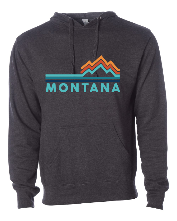 MT Brand Apparel - Wholesale Hoodie - Unisex - Retro Mountain Customizable Fleece Hoodie1