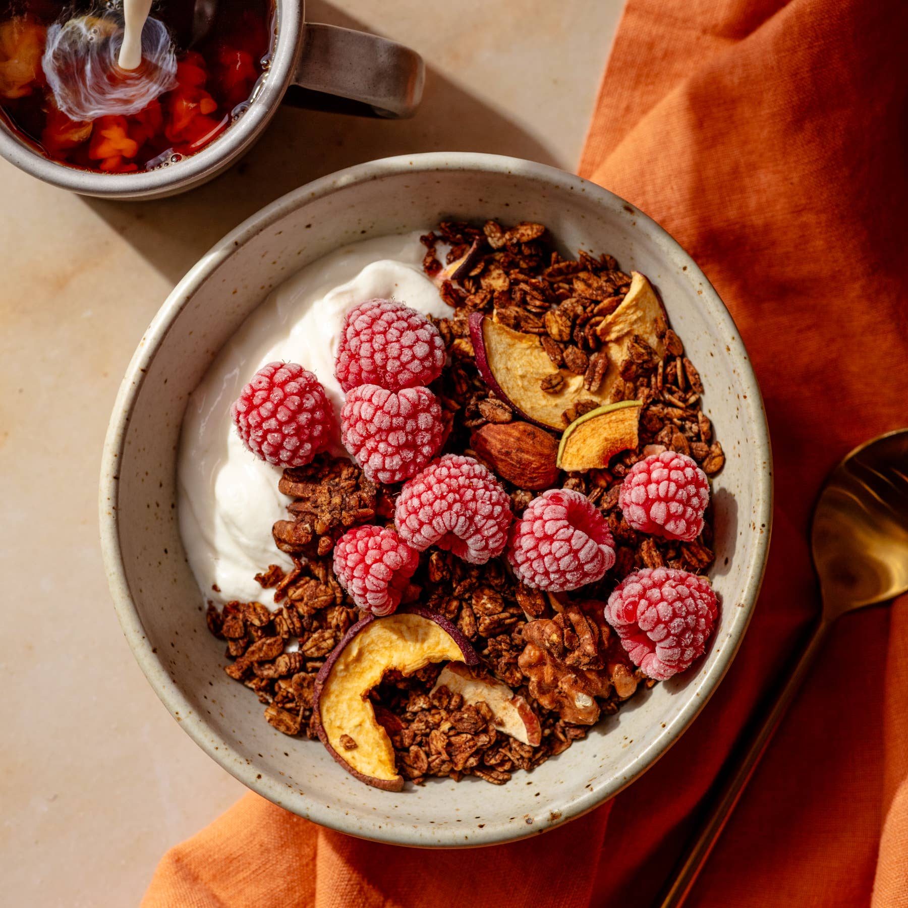 Little Apple Treats – Großhandel Granola – Kakao + Roggen + Gewürzmüsli -Vegan + Ohne raffinierten Zucker!2