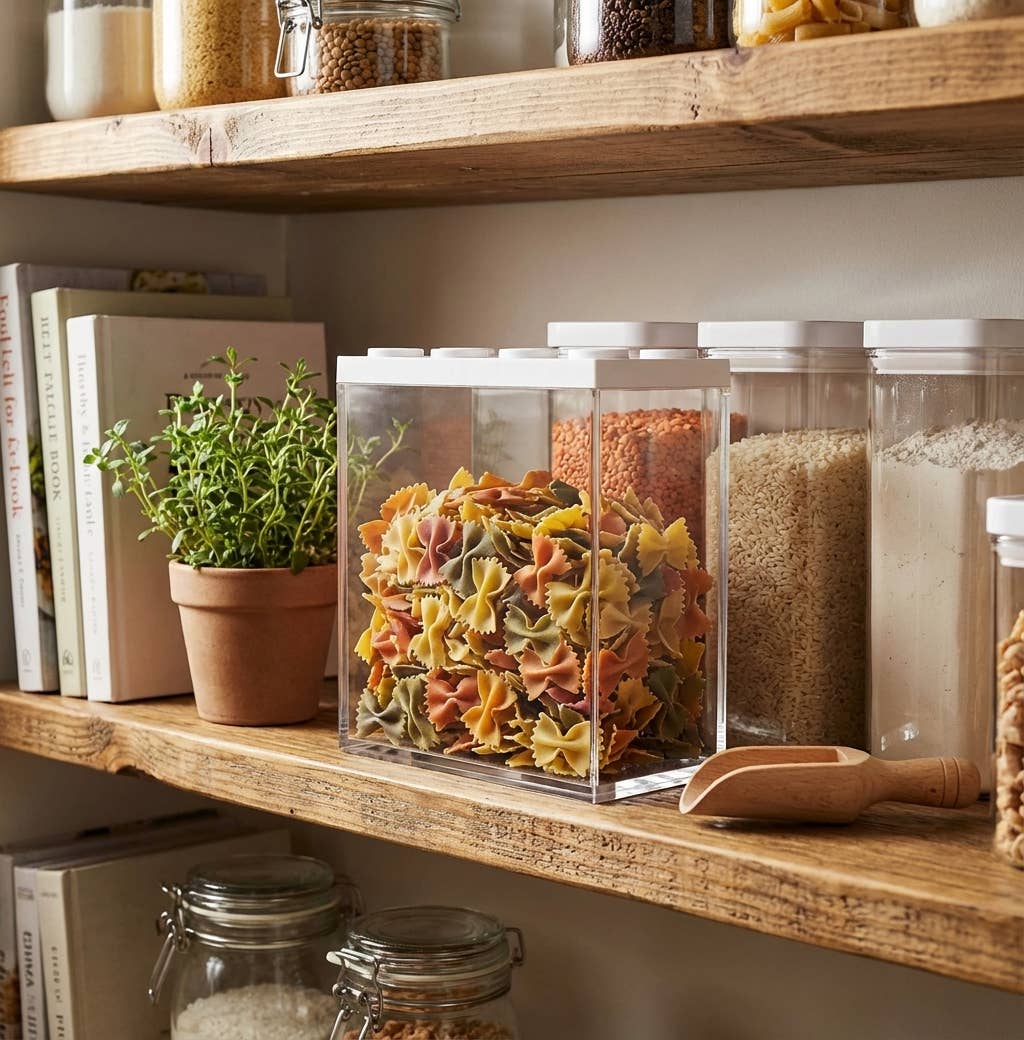 Kadra Kitchenware - Vente Boîtes de conservation - Contenant de conservation des aliments en acrylique Omada Brickstore 67,6 oz1