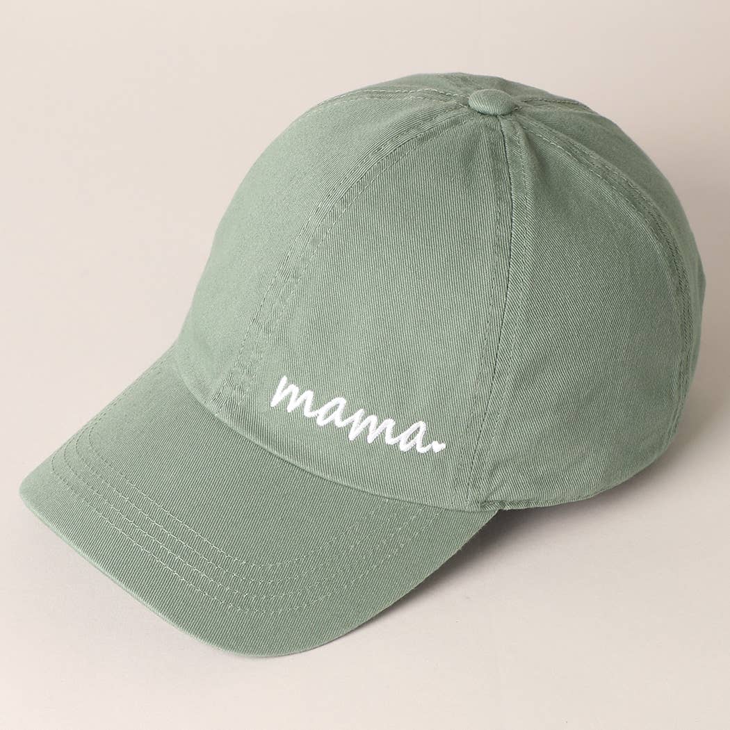 Fashion City - Wholesale Baseball Cap - Women's - Mama Letters Embroidered Baseball Cap4