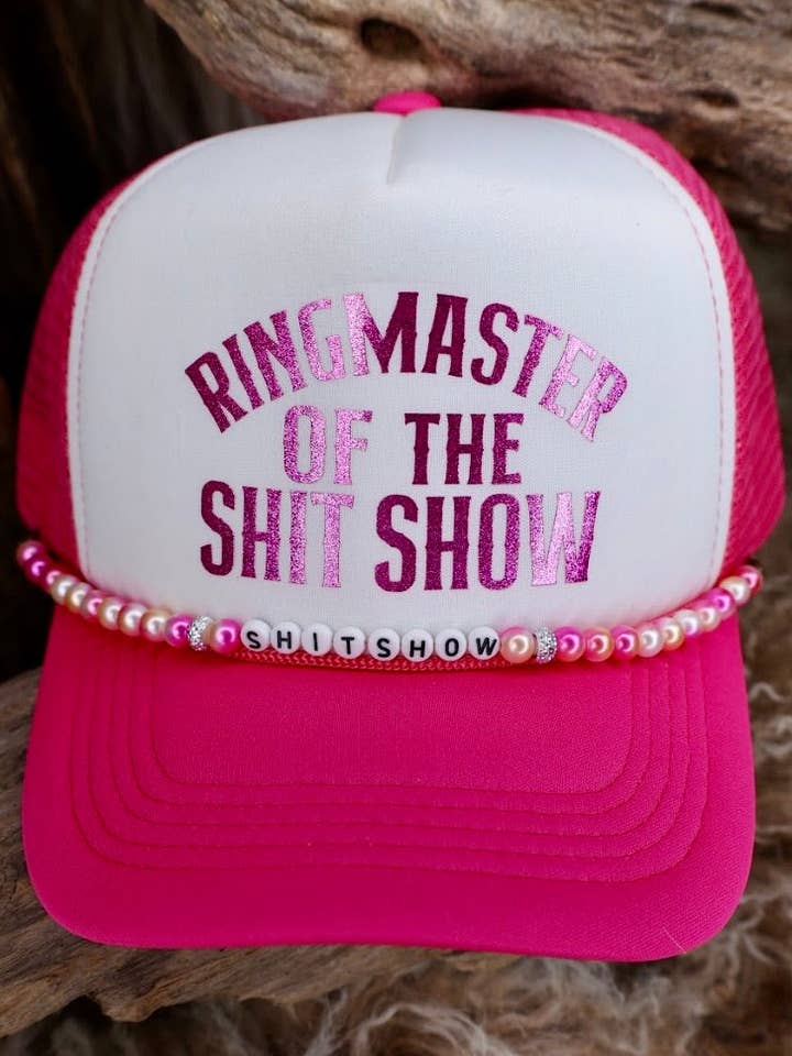 CASQUETTE TRUCKER Ringmaster of the ShitShow Pink pour la vente par Keep it Gypsy