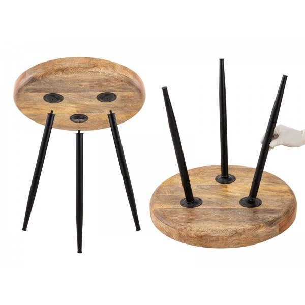 Voglrieder - Wholesale Side Table - side table wood round ø 40 or 50cm coffee table20