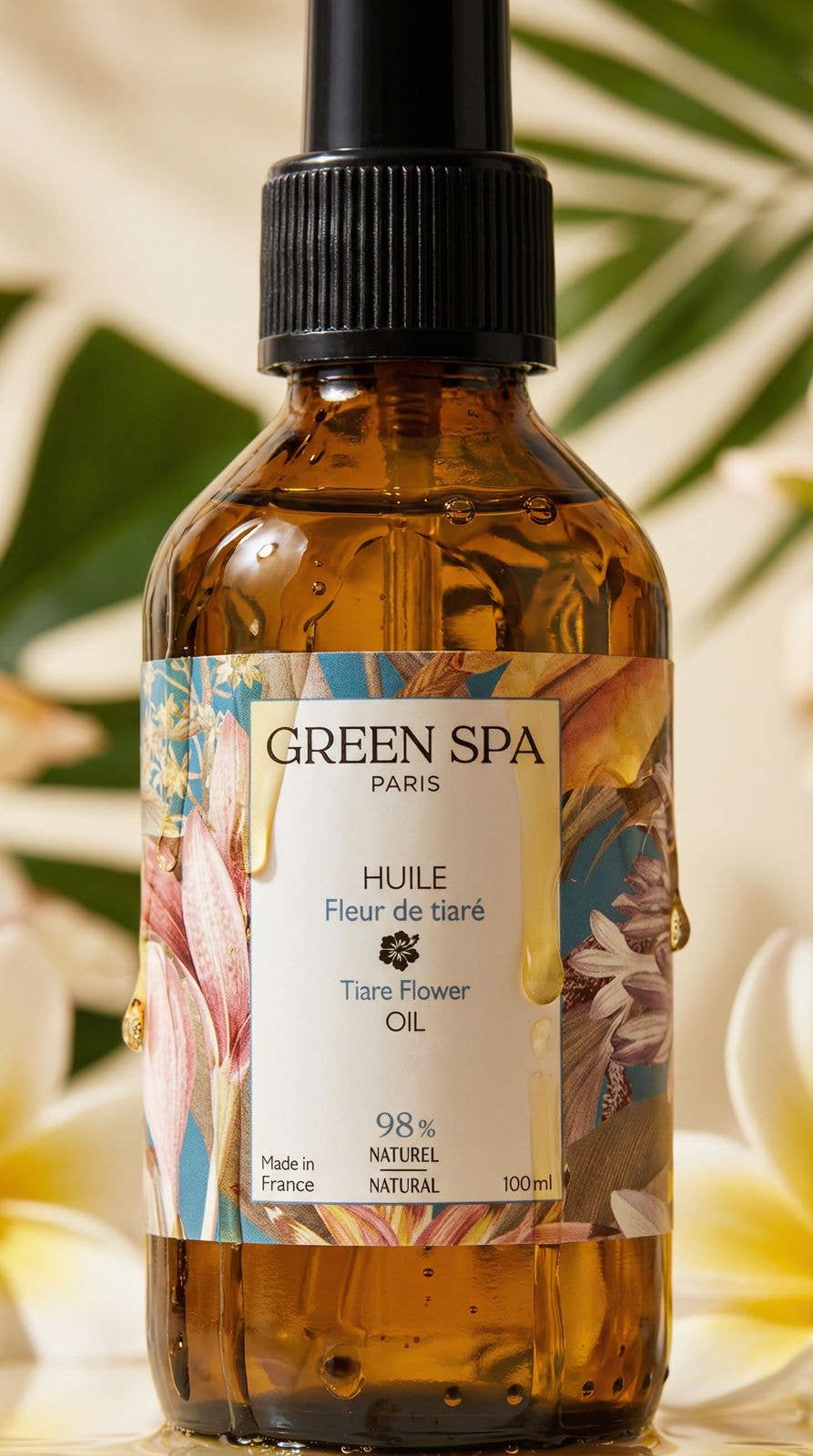 Green Spa – Großhandel Bade-/Körperöl – Tiare-Blütenöl1