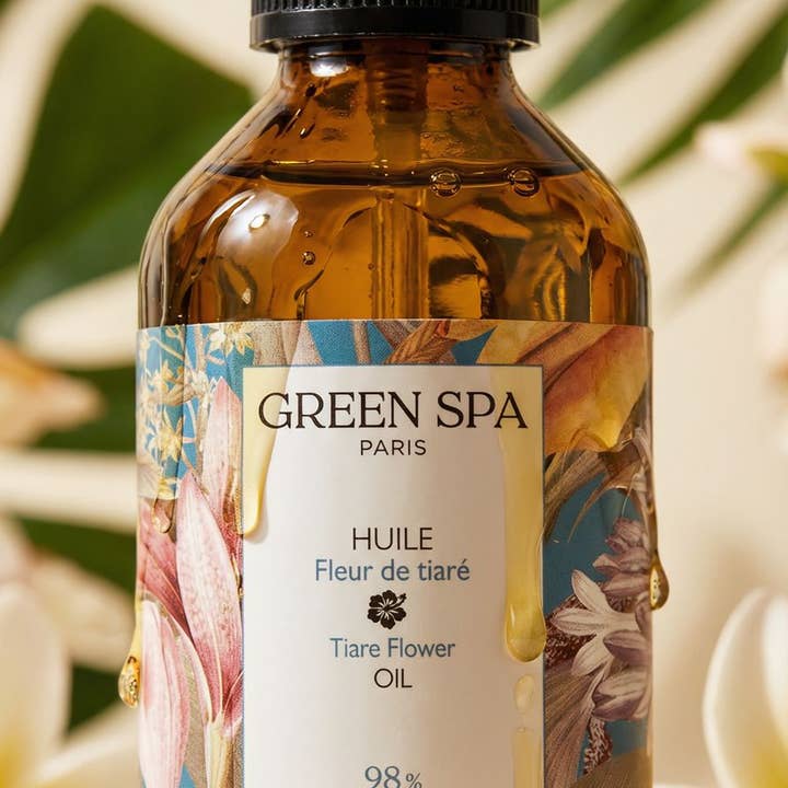 Green Spa – Großhandel Bade-/Körperöl – Tiare-Blütenöl1