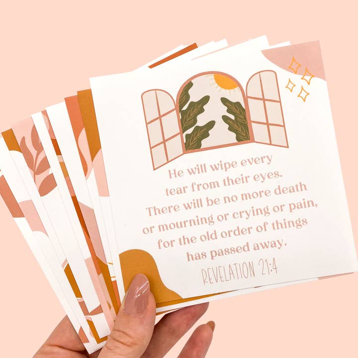 Grief Bible Verse Cards for wholesale by Due To Joy