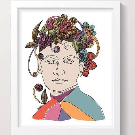 Elizabeth Crozier, éducatrice américaine, suffragiste féminine et militante pour la réforme sociale pour la vente par Valentina Harper