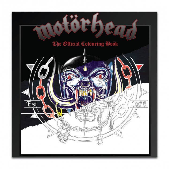Manic Merch - Wholesale Coloring Book - Adult - Rock n Roll Colouring Books Motorhead