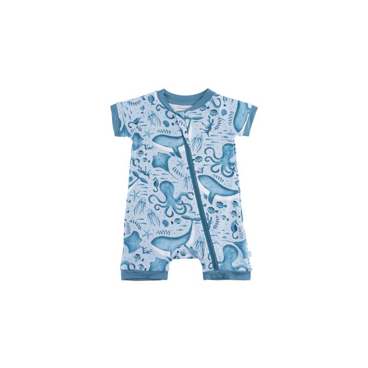 Bamboe romper met korte mouwen voor baby's voor wholesale door Dreamland Baby