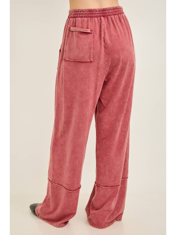 J.Her - Wholesale Pants - Women's - Mineral Washed Everyday Everywhere Terry pants HP68661