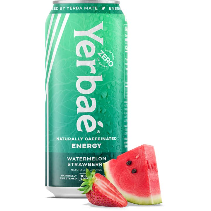 Yerbae - Wholesale Sports/Energy Drink - 16oz Watermelon Strawberry Sparkling Water Energy Drink