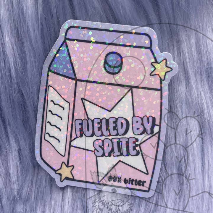 Desert Bun Designs - Wholesale Sticker - Fueled By Spite0